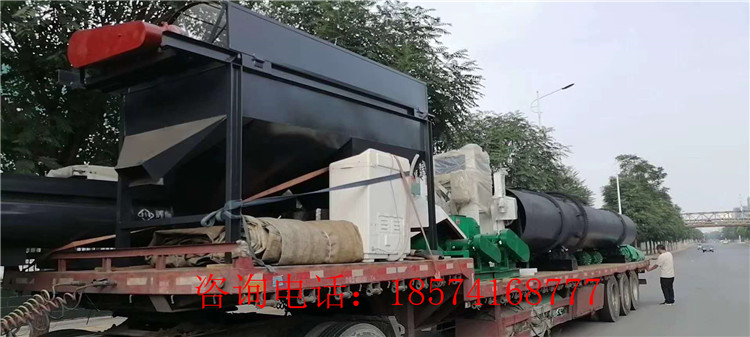 年產(chǎn)5萬噸有機(jī)肥顆粒生產(chǎn)線發(fā)貨現(xiàn)場