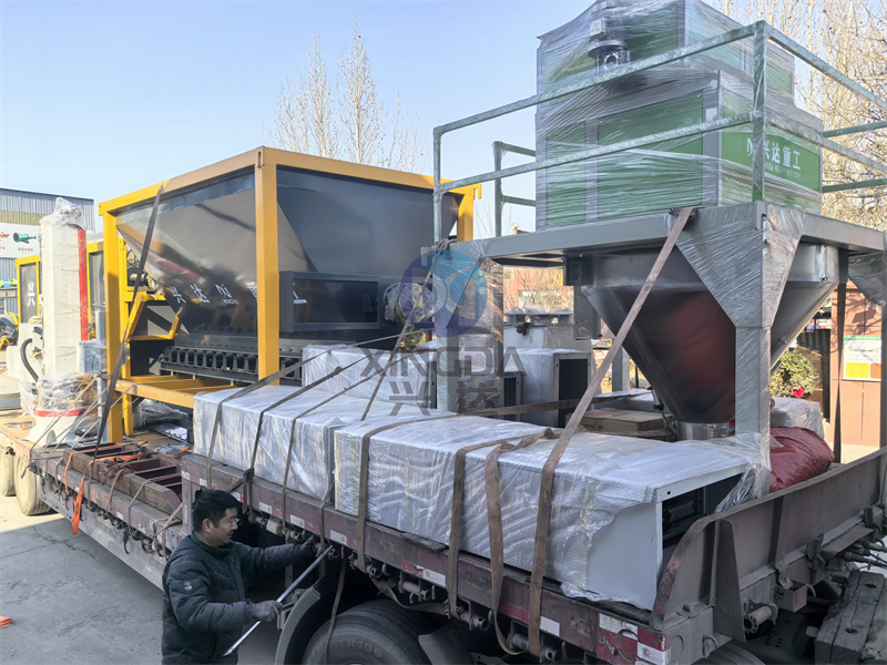 摻混肥有機(jī)肥生產(chǎn)線發(fā)貨現(xiàn)場